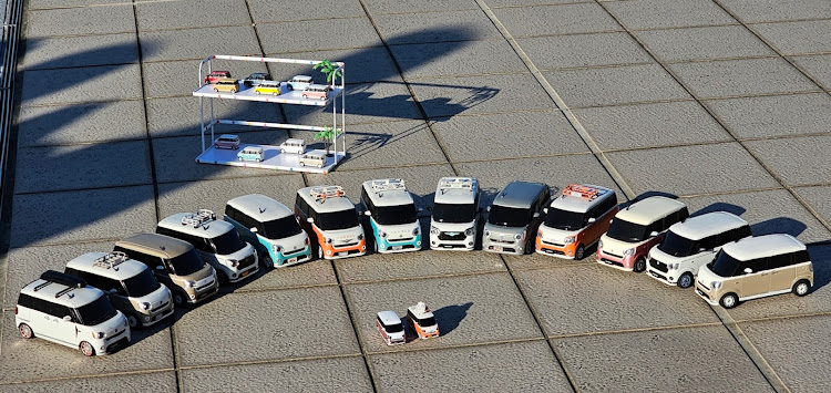 ムーヴキャンバスのOPEN CANBUS 2024・セラミックパークMINO・キャンバスオフ会・晴れて☀リベンジ成功・ミニカー&ラジコンもオフ会に関するカスタム事例の投稿画像8枚目