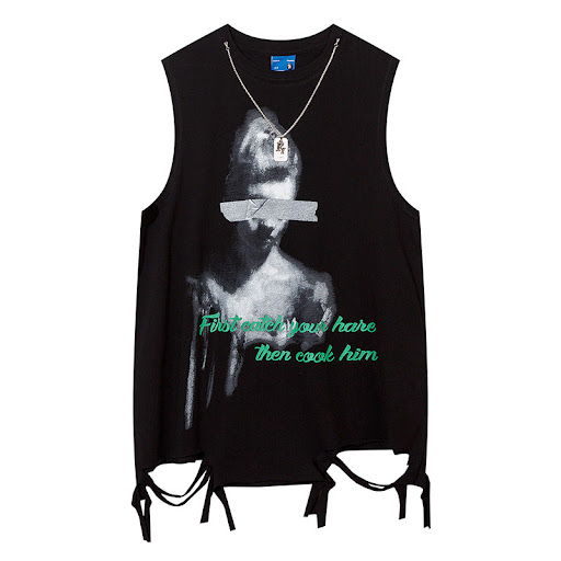 Title 8, Fashion Necklace Round Neck Vest for Men, a sty...