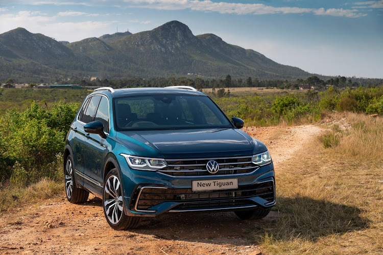 Our Tiguan TDI tester sported the R-Line package, in this distinctive shade of blue.