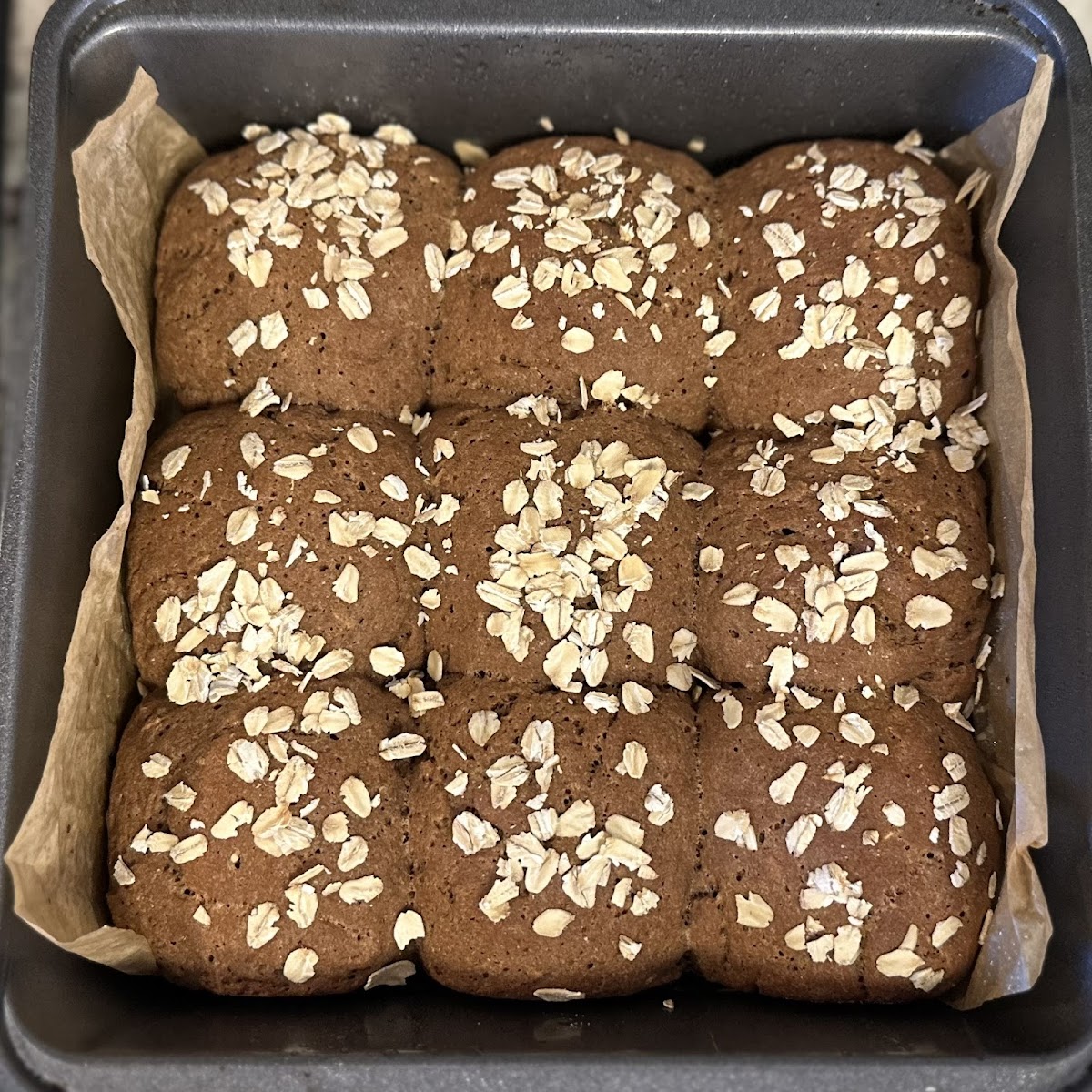 Molasses bread rolls