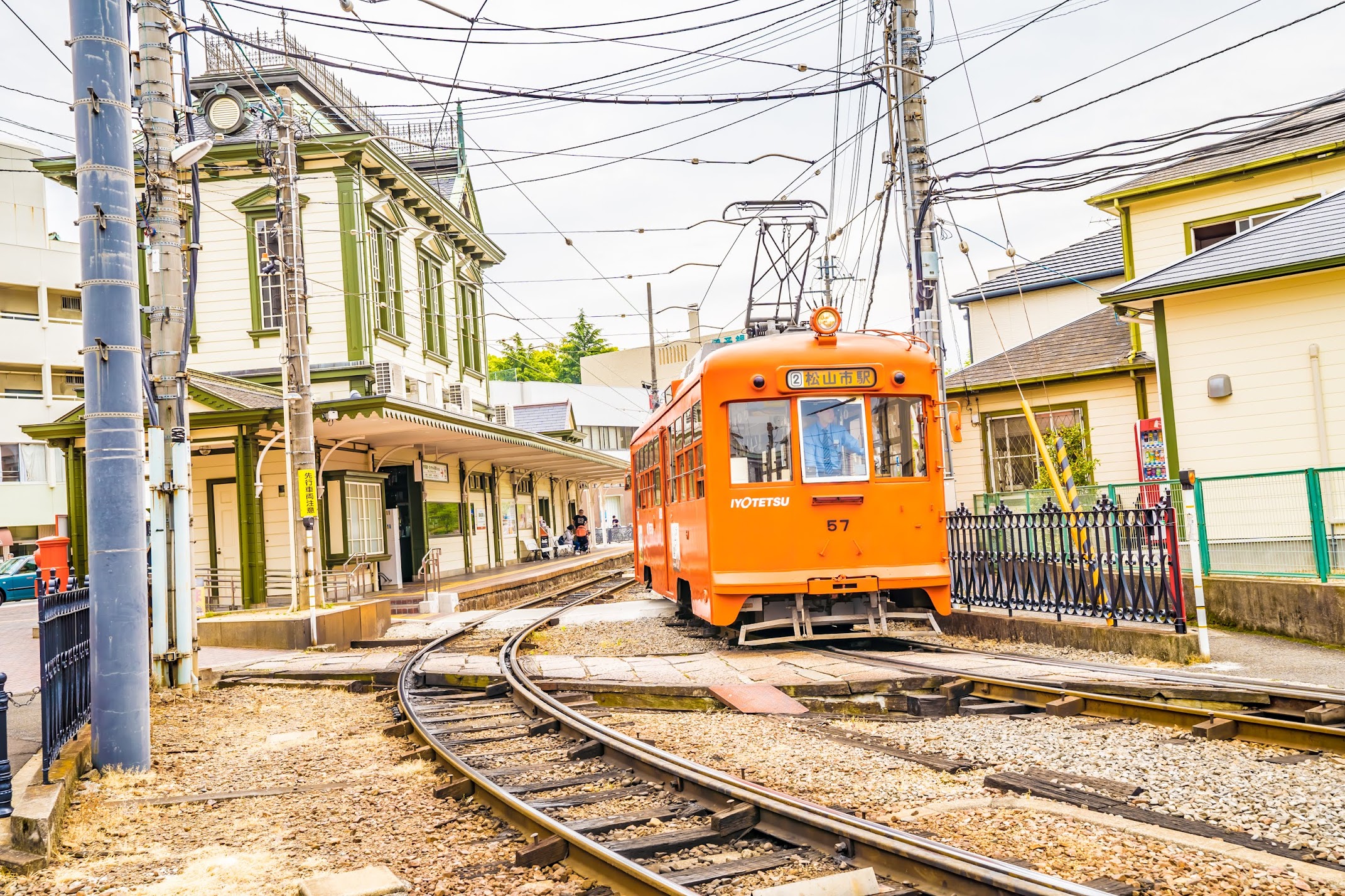 Dogo Onsen station tram2