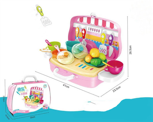 Title 2, Childrens Play House Toy Kitchen Simulation Suit