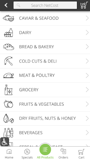 Screenshot NetCost Market