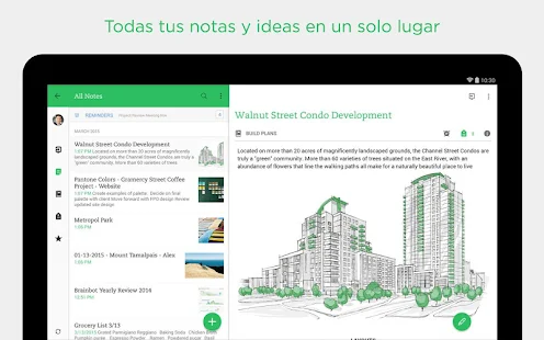  Evernote - mantente organizado: miniatura de captura de pantalla  