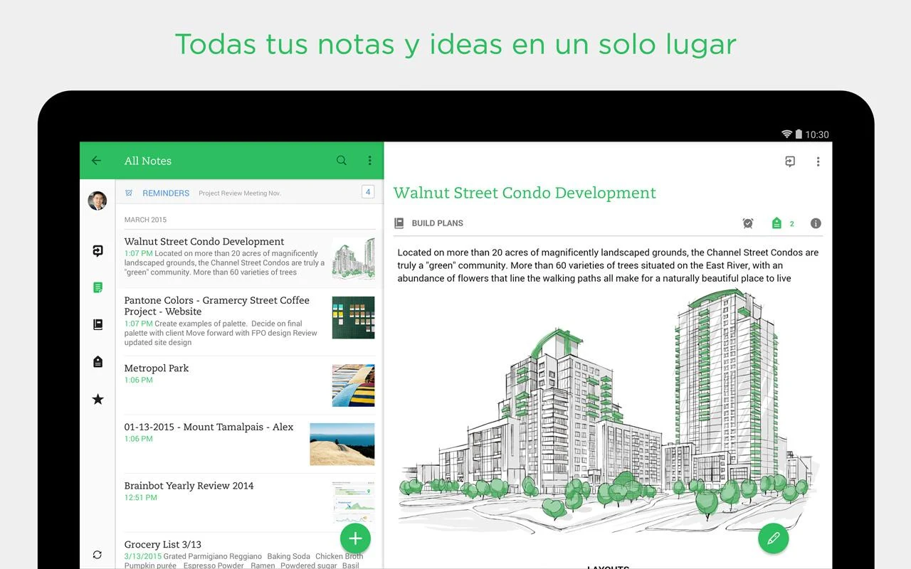   Evernote - mantente organizado: captura de pantalla 