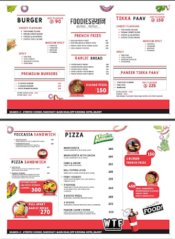 Foodiessthan menu 