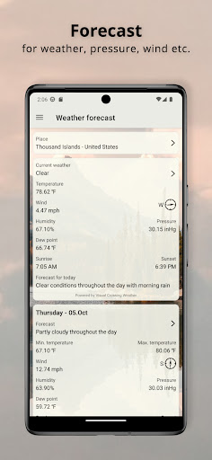 Screenshot When to Fish - Fishing App