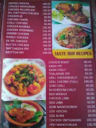 K K Thanushri Chettinadu Hotel menu 1