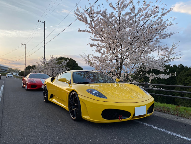 360チャレンジストラダーレのチャレンジストラダーレ・フェラーリ・桜とコラボ・日本平・サクラと愛車に関するカスタム事例の投稿画像2枚目