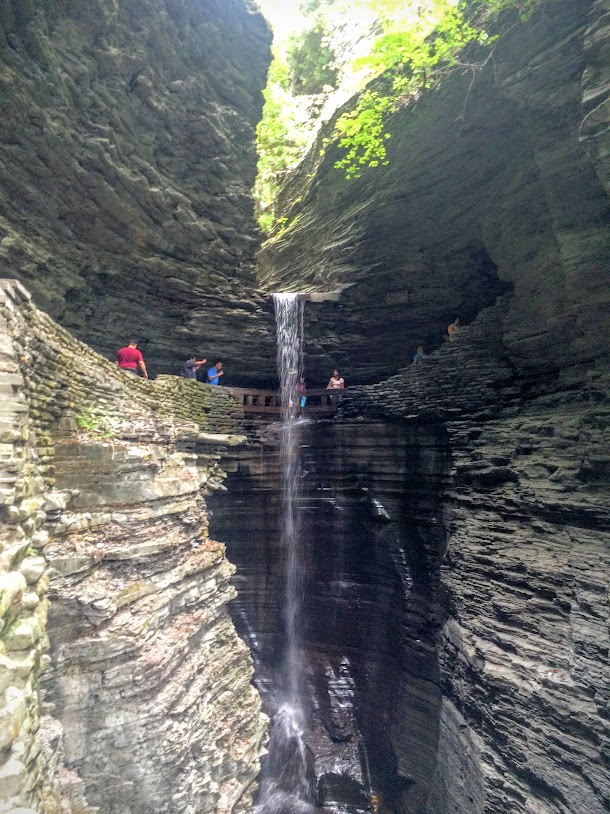 One of many waterfalls...although not as majestic as the ones we saw in Oregon, most impressive to say the least!