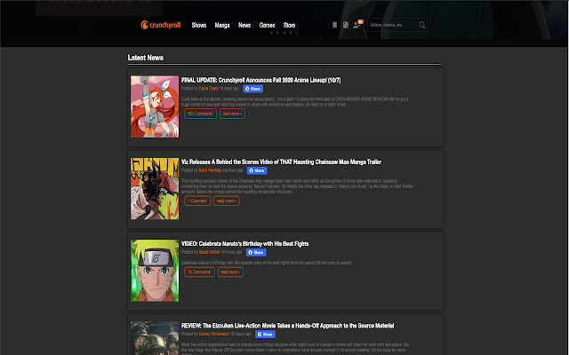 Crunchyroll Dark Mode + UI Upgrade Preview image 2