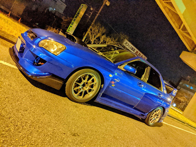 インプレッサ WRX STIのカーナビ何使ってる？・インプレッサ wrx sti  gdb・大黒PA・GDBワイドボディ・仲間とミーティングに関するカスタム事例の投稿画像3枚目