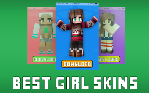 Cool girl Skins for Minecraft