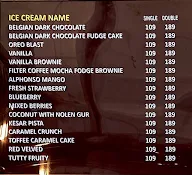 Tangelo Ice Cream & Desserts menu 2