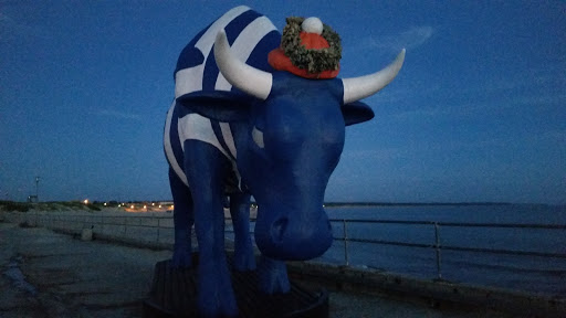 Ventspils. Cow-Sailor's sculpt