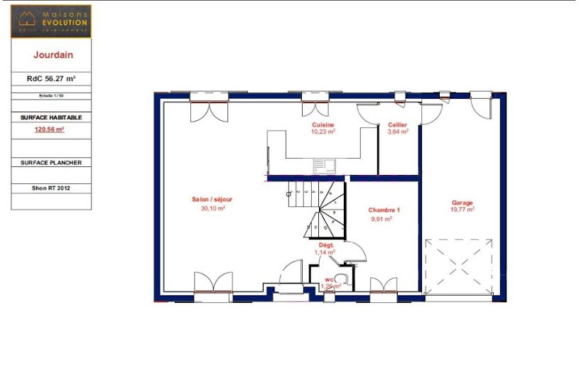  Vente Terrain + Maison - Terrain : 258m² - Maison : 120m² à Villebon-sur-Yvette (91940) 