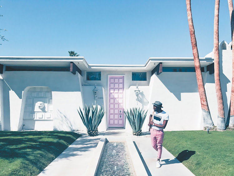 #ThatPinkDoor in Palm Springs