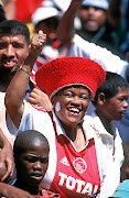 Gladys Gailey was a highly visible feature at Ajax Cape Town matches.