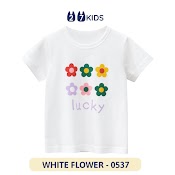 Áo Thun Bé Gái Ngắn Tay 27Kids 27Home Áo Cộc Nữ 100% Cotton Cho Trẻ Từ 2 - 10 Tuổi Gsts4