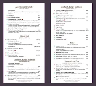 Promenade, Park Plaza menu 3