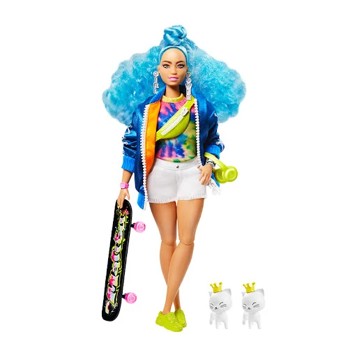 Đồ Chơi Búp Bê Extra Blue Curly Hair BARBIE GRN30/GRN27 -MYKINGDOM