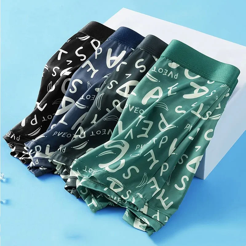 Ademende, dunne boxershorts met middelhoge taille voor heren, zorgen voor comfort en frisheid, ideaal voor dagelijks gebruik en sport.