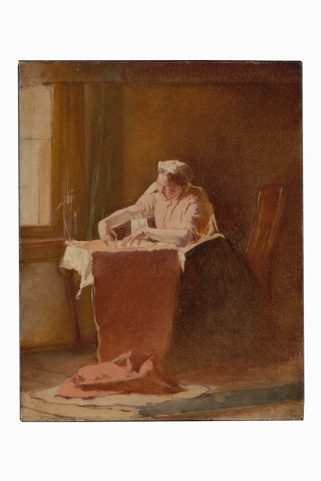 De naaister Museum De Lakenhal