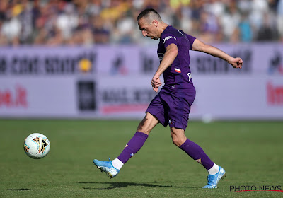 Franck Ribéry connaît sa sanction pour avoir poussé l'arbitre-assistant de Fiorentina - Lazio