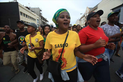 University of Fort Hare students will decide this afternoon whether to return to class Picture: SINO MAJANGAZA