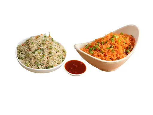 Veg Sechzwan Fried Rice Combo