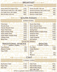 Jogindar Sweets Guwahati menu 2