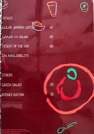 Akkad bakkad menu 