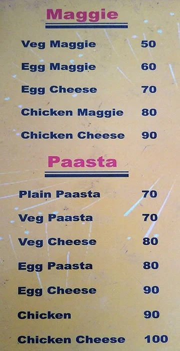 Hushy's Kitchen menu 