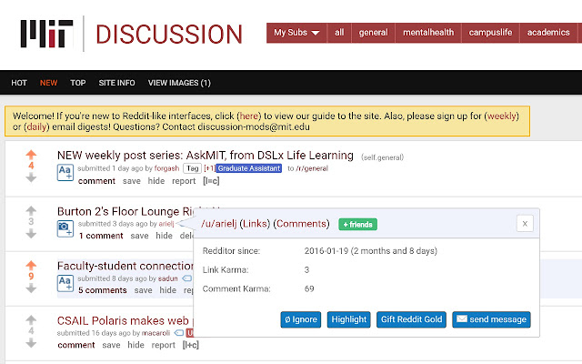 MIT Discussion Enhancement Suite