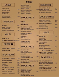 Lassi Shop menu 1