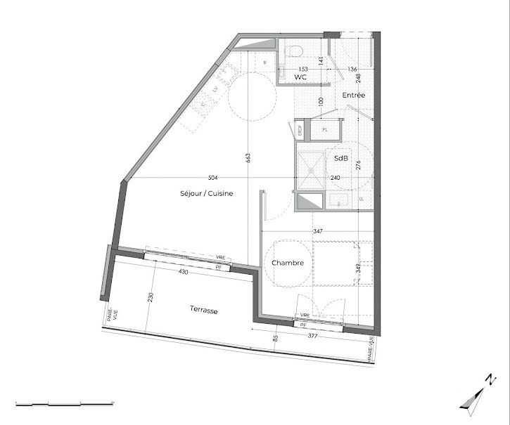 Vente appartement 2 pièces 48 m² à Antibes (06600), 311 000 €