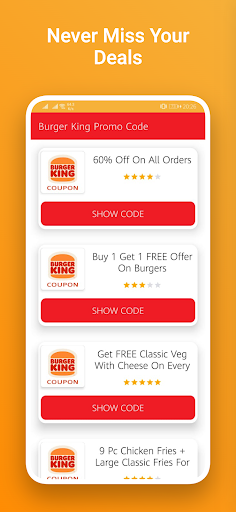 Screenshot coupon king burger - whopper 2