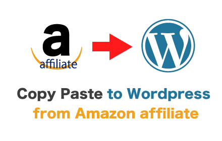 Copy Paste to Wordpress from Amazon affiliate small promo image