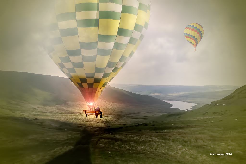 Fly Away In A Hot Air Balloon