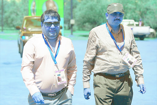 Brothers Ajay and Rajesh Gupta. File photo.