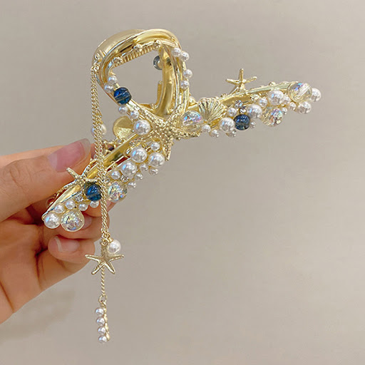 Title 1, Exquisite Hairpin Female Large Shark Clip Secur...