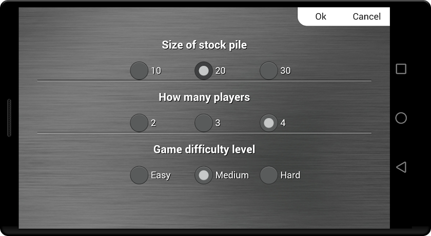 Skido card game Screen 3