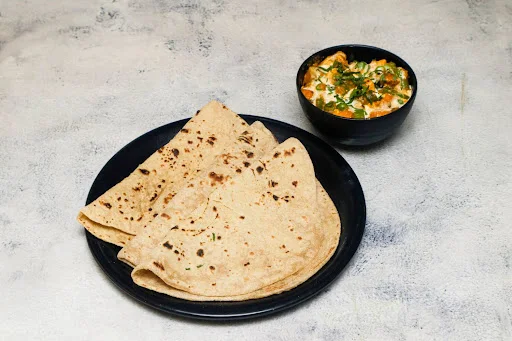 Mix Veg With Tawa Roti Meal