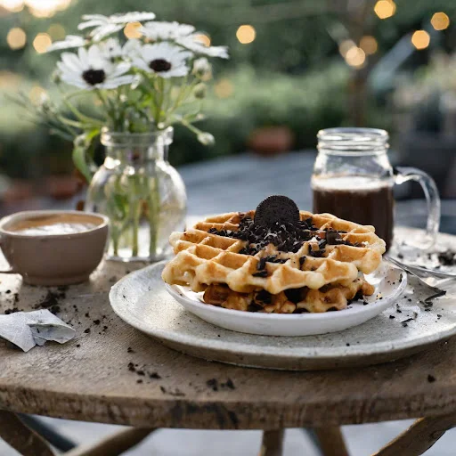 Chocolate Oreo Waffle