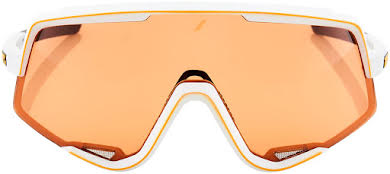 100% Glendale Sunglasses: Soft Tact Off White Frame with Persimmon Lens, Spare Clear Lens Included alternate image 1