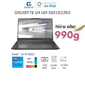 [Mã Elmall3 Giảm Đến 1Tr] Laptop Gigabyte U4 Ud - 50S1823So (Core I5 - 1155G7 | 16Gb | 14.0 Inch Fhd)