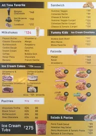 Cream & Fudge menu 2