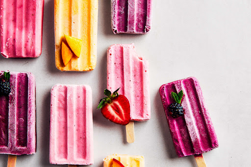 Greek yogurt popsicles