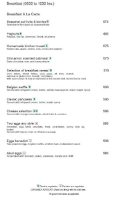 Urban Cafe menu 3