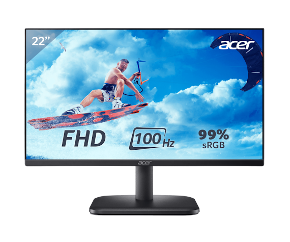 Màn Hình Acer Ek221Q E3 22 Inch ( Fhd/Ips/100Hz/1Ms ) - Hàng Chính Hãng